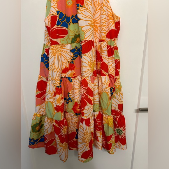 Like New TCEC Floral High-Neck Dress - Picture 7 of 9